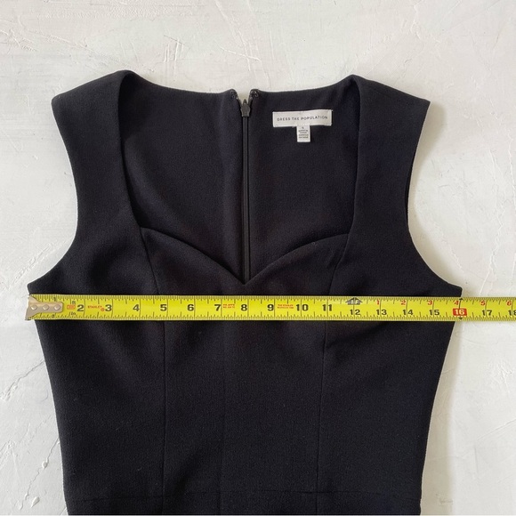 Dress the Population Monroe Side Slit Black Gown Size S - Picture 7 of 12